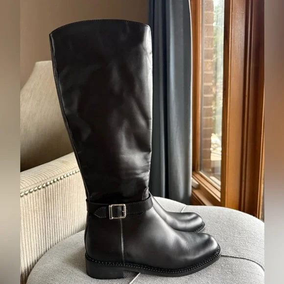 La Canadienne Stevie black leather boots. - Picture 2 of 8